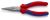 Knipex 25 02 160 pol. insulated 160mm flat-nose pliers with cutting edge