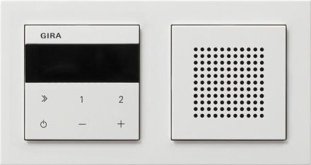 Gira 232029 IP loudspeaker+frame E2 E2 flush-mounted radio
