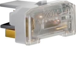 Berker 1675 glow unit with N-terminal grey module inserts