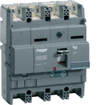 Hager HNB251H circuit breaker TM 250A 4-pole