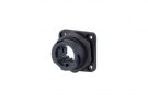 METZ CONNECT plastic empty V1 flange housing IP67 Industry, 1401013302KE