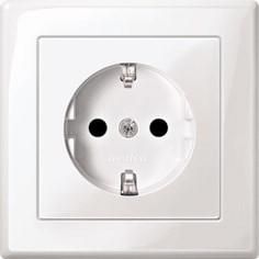 MERTEN MEG2300-1419 SCHUKO socket polar white glossy