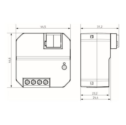 THEBEN LUXORliving H1 heating actuator UP | 1-way