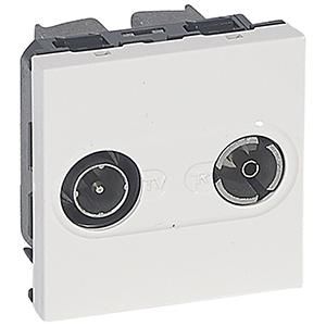 Legrand 078787 Msc TV/R through-box 2m Ws