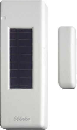 ELTAKO FTK-wg wireless window-door contact | with solar cell | pure white glossy