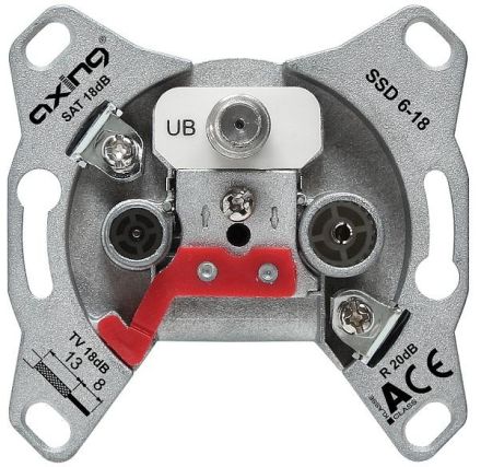 Axing SSD00618 3-port programmable Unicable