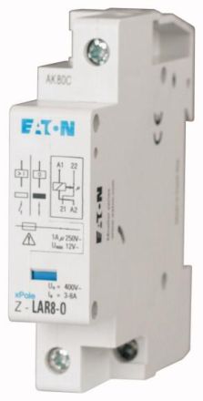 Eaton Z-LAR8-O load shedding relay, 250VAC, 1NC, 3-8A, 248256