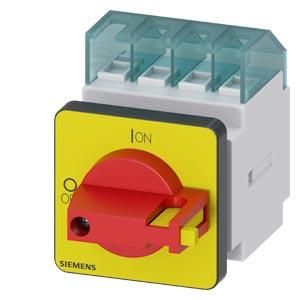 Siemens 3LD2022-0TK13 main/emergency stop switch 3-pole front mounting