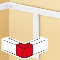Legrand 637102 outside corner 25x25mm halogen for , (pure white)