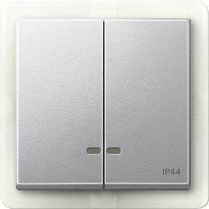 MERTEN MEG3424-0460 series rocker IP44 aluminum System M