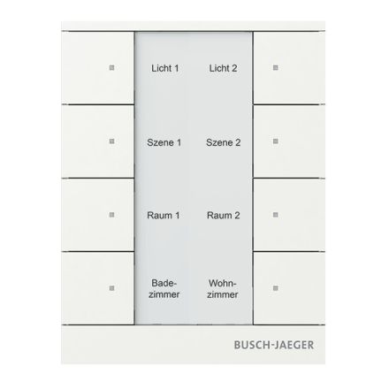 BUSCH-JAEGER SB-F-8.0.11-884 f@h-touch sensor tenton | 8-way | studio white matt