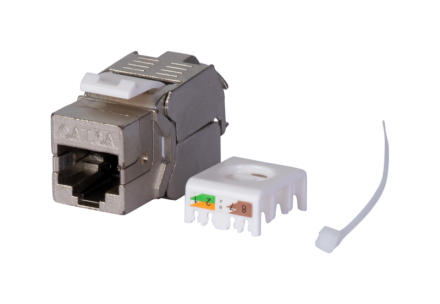 F-TRONIC 7110087 RJ45 ZS Keystone Module à 6