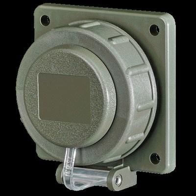 Mennekes 17021 16A2p+E 230V IP68 TM panel socket SCHUKO