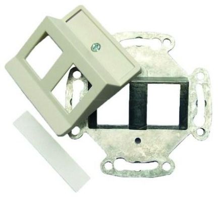 PROTEC.net PKST2 PW PKST2 support ring for 2 PKS with central plate CW