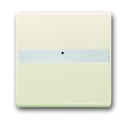 Busch-Jaeger 1764 NLI-82 rocker switch, with label field ivory white