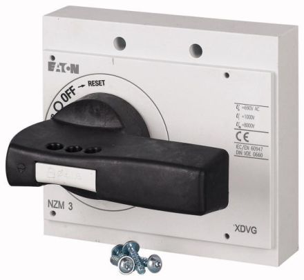 Eaton NZM3-XDVG rotary handle, toggle, black, lockable, size 3, 165716
