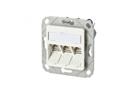 METZ CONNECT 3 Port 180° UPk RAL9010 C6A module, 130B11D31102-E