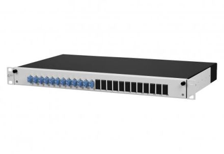 METZ CONNECT OpDAT slide 12x LC-D OS2 splice patch panel, 1502697412-E