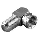 Vivanco STD FW-N - SAT F-angle adapter, F-connector