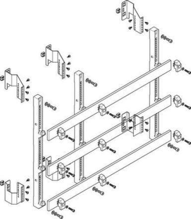 ABN deep 185mm with CU 50x10mm 3-pole 150mm busbar module (MTSC35983)