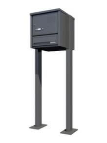 Ritto RGE1360120 Letterbox Freestanding horizontal Audio, Pur, Stainless steel