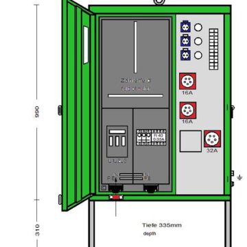 Elektra Tailfingen AV 32N/A/321-1 connection distribution cabinet