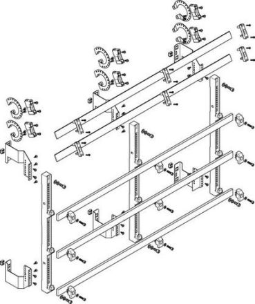 ABN flat 185mm with CU 30x10mm 5-pole 150mm busbar module (MFSC47965)