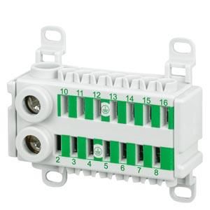 Siemens 8GS4034-2 PE terminal 16-pin green