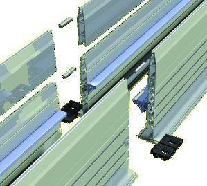 Flexa 16127150001 ARAW15-G for aluminum gutter slide bar