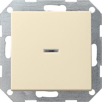 Gira 012201 push button switch off 2-pole control system 55 cream white