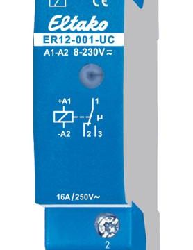 Eltako 22001601 switching relay ER12-001-UC 8..230V UC 1W