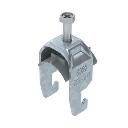 OBO Bettermann 1186722 2056 BS-U1-K-28 FT 22-28mm steel U-clamp