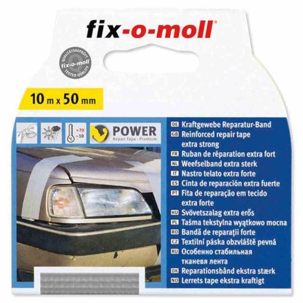 FIX-O-MOLL 3563040 Power-Band silver 10m 50mm Premium