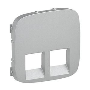 Legrand 755427 V.all cover Rj11/rj45 2f Al
