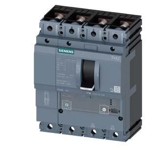 Siemens 3VA2110-7HK42-0AA0 circuit breaker 3VA2 4-pole IN=100A IR=40A-100A