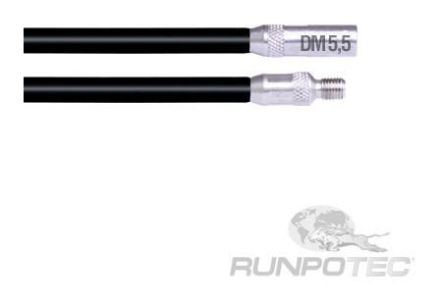 Runpotec 10044 RunpoSticks black/medium 2x1m basalt stick