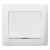 Legrand 777085 Cover Galea cable outlet Ultrawhite white, (white)