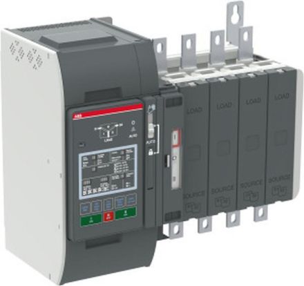 ABB Stotz-Kontakt OXB250E3S2QB, Automatic changeover switch TruONE 3-pole + N 250A Level 2 control unit, 1SCA153456R1001