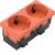 TEHALIT ESR2332004 2-way safety socket 33G pure orange