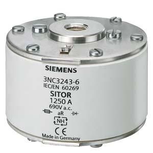 Siemens 3NC3336-6U SITOR fuse link for semiconductor protection 630A aR 1000V AC