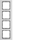 Berker 10143004 frame aluminum/anthracite Berker B.3