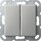 Gira 0125600 push button switch 125600 series System 55 stainless steel