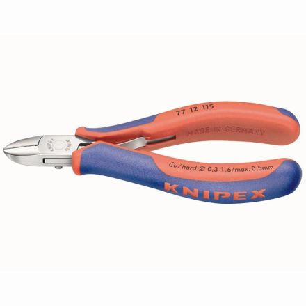 Knipex 0304378 Electric side cutter 115mm with small or without bevel (7722115)
