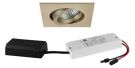 Brumberg 41444633 230V AC 6W 3000K champagne LED recessed ceiling spotlight