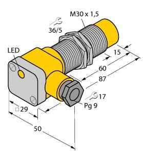 Turck 46482 NI15-G30SK-AP6X Inductive Sensor