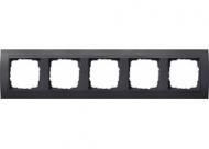Gira 021508 5-way cover frame for anthracite Gira Event Anthracite