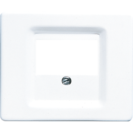 Jung SL569TWW cover for TAE connection boxes, painted aluminium, SL series, alpine white
