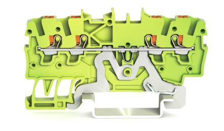 Wago 2200-1407 protective conductor terminal block 0.14-1.5qmm