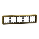 MERTEN MEG4050-4741 D-Antique metal frame 5-fold 24k gold frame