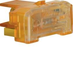 Berker 167504 glow unit with N-terminal orange module inserts
